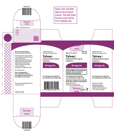TALVEY - 02.jpg PRINCIPAL DISPLAY PANEL - 40 mg Vial Carton - TALVEY 02